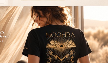 Editorial NOOHRA em tons quentes